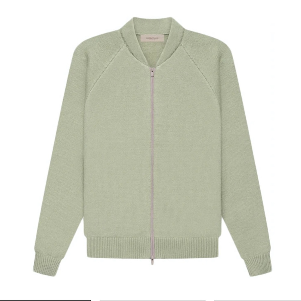 Fear of God Essentials Women's Cardigan in Seafoam Green